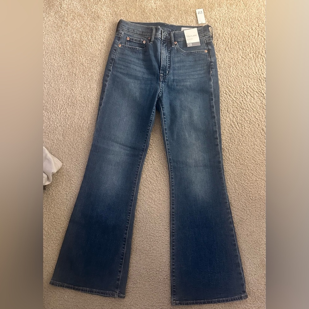 GAP Classic Blue Wide Leg Jeans